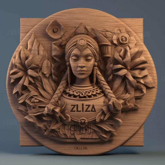 Zula 2 stl model for CNC